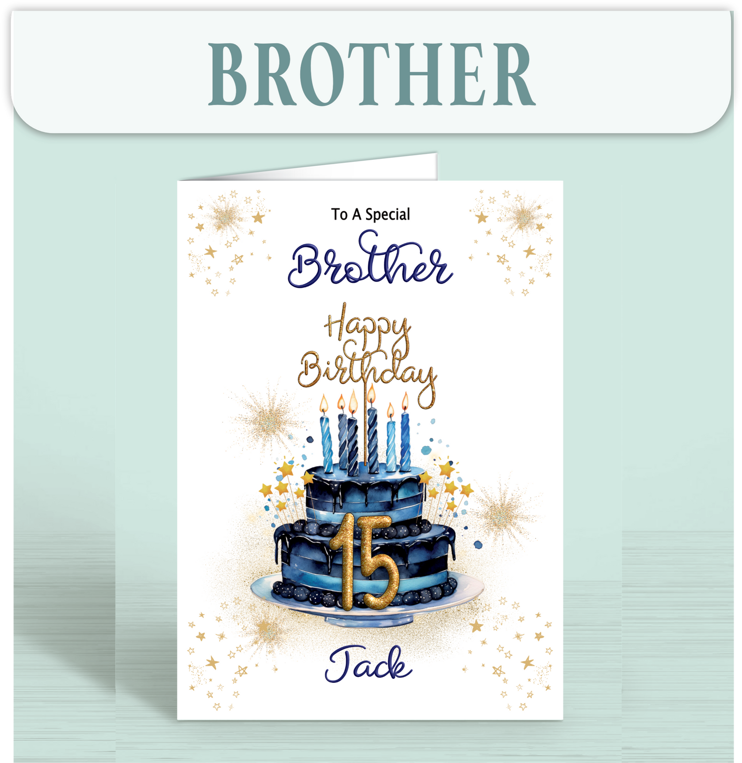 Brother Birthday Cards, Birthday Cards for Brother Boys Kids Age 1 to 15