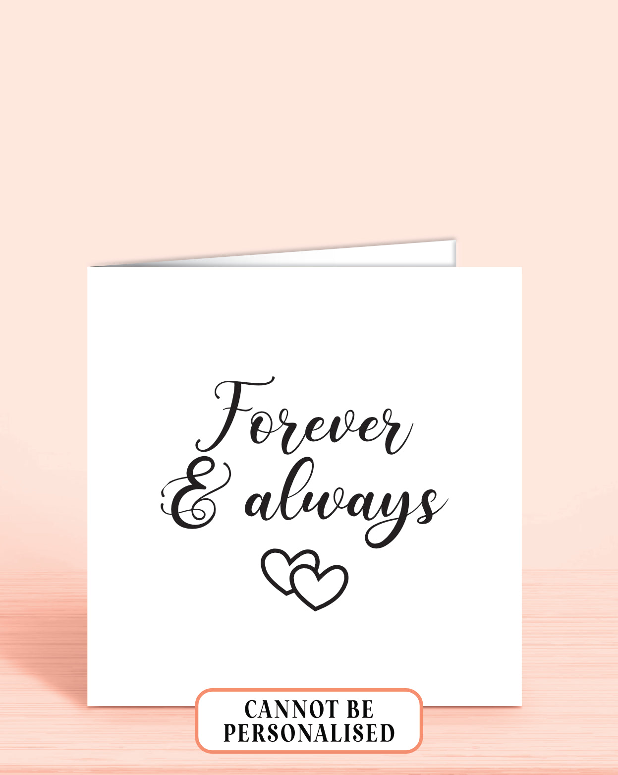 Anniversary Card for Husband or Wife - Forever & Always