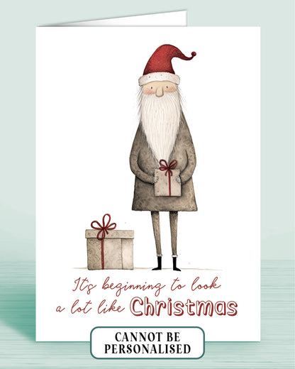 Whimsical Santa Fun Christmas Card Pack of 12, Designs, picture shows: 3 of 12 | Oliver Rose Designs