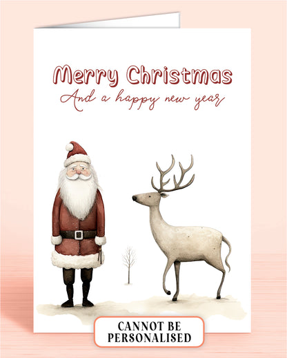 Whimsical Santa Fun Christmas Card Pack of 12, Designs, picture shows: 9 of 12 | Oliver Rose Designs